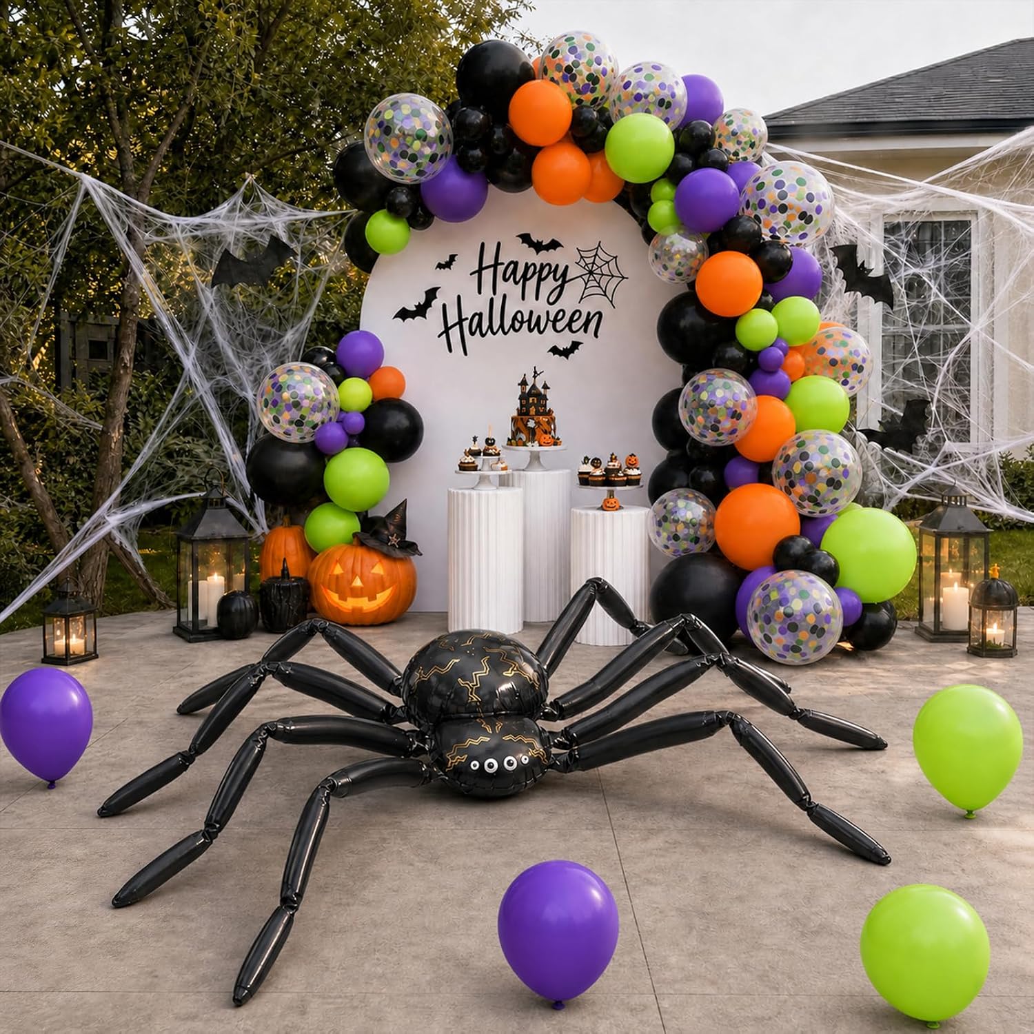 Balloon Arch Kit - Halloween Balloon Arch Kit with Giant