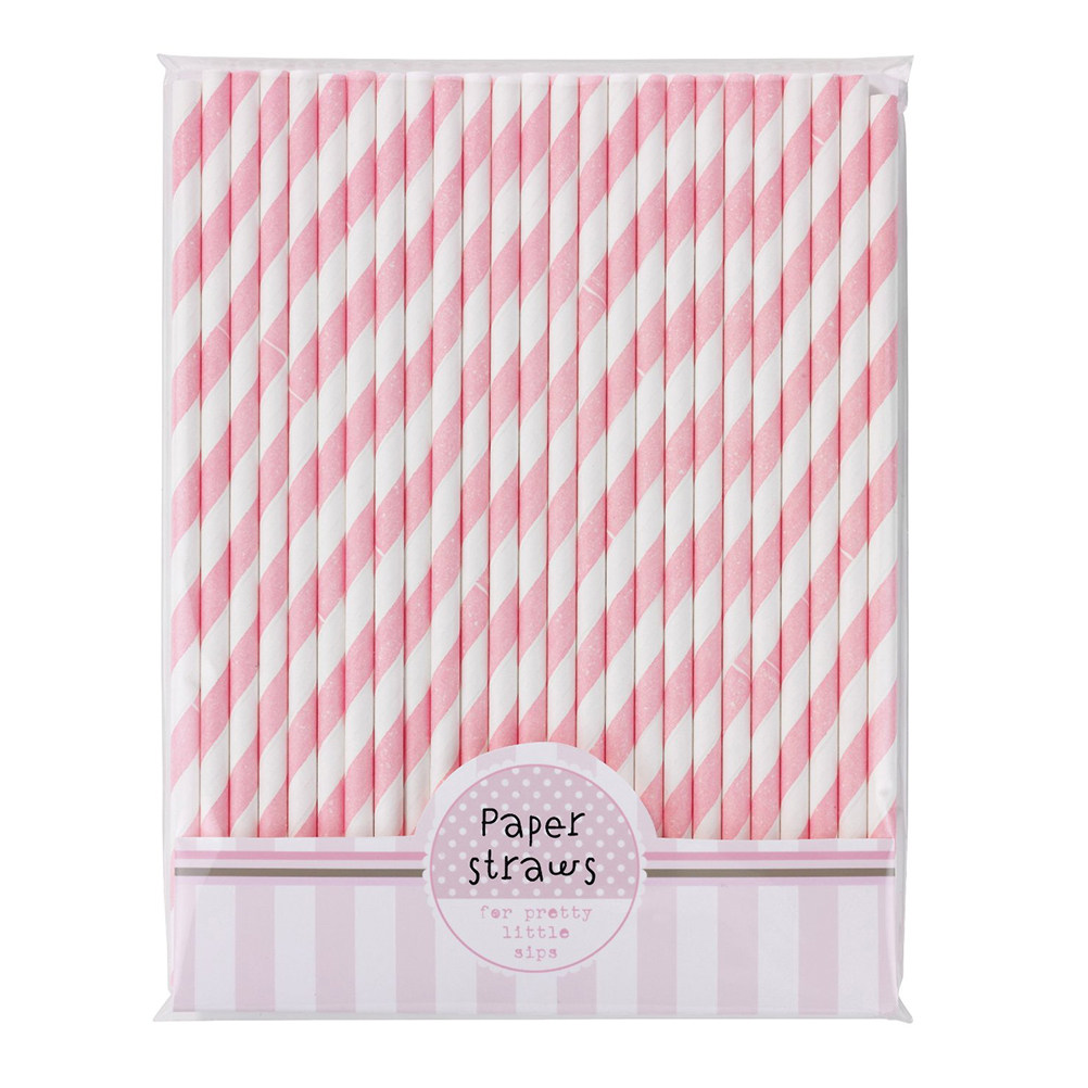 30Pcs Colorful Paper Striped S - огляд і ціна Paper Straw Color