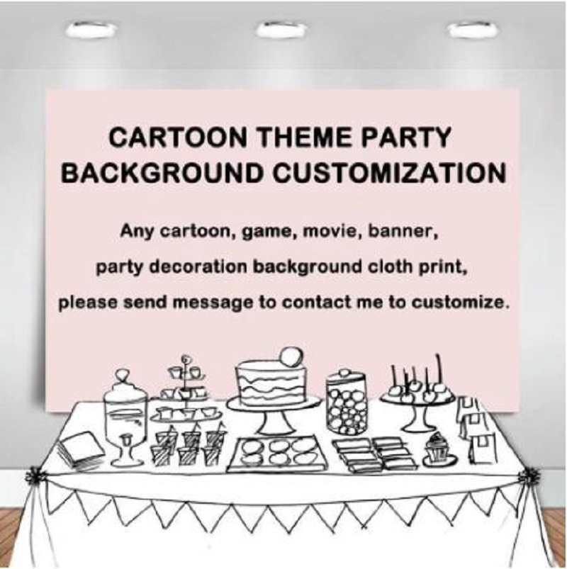 Photography Backdrop Grow Up C - огляд і ціна Dessert Table Backdrop