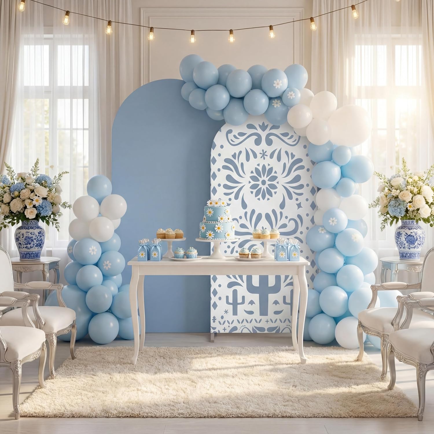 Custom 2-sided Mexico Cielito  - огляд і ціна Dessert Table Backdrop