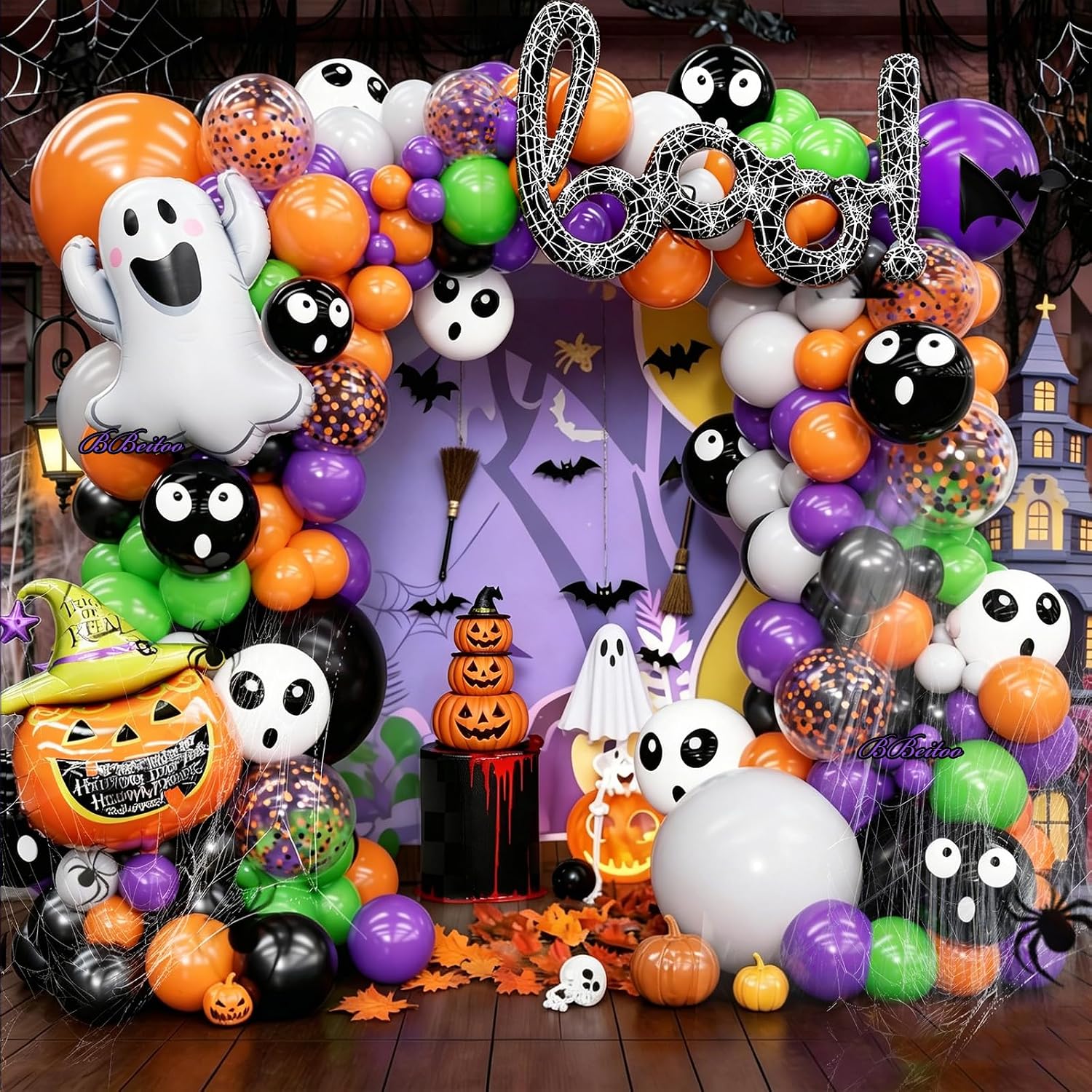 184Pcs Halloween Balloon Arch  - огляд і ціна Balloon Arch Kit