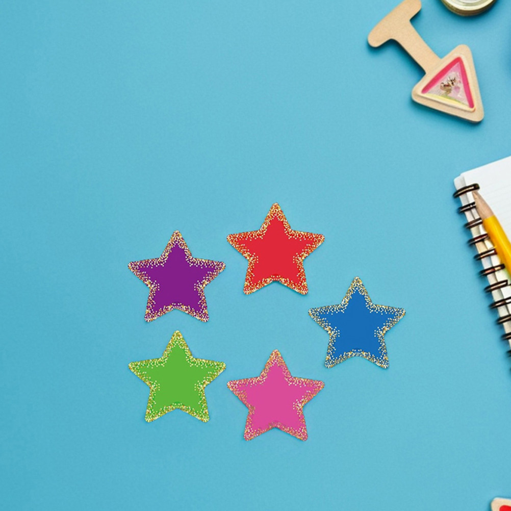 1Set Colorful Star Paper Cutou - огляд і ціна Papercraft Supply Confetti