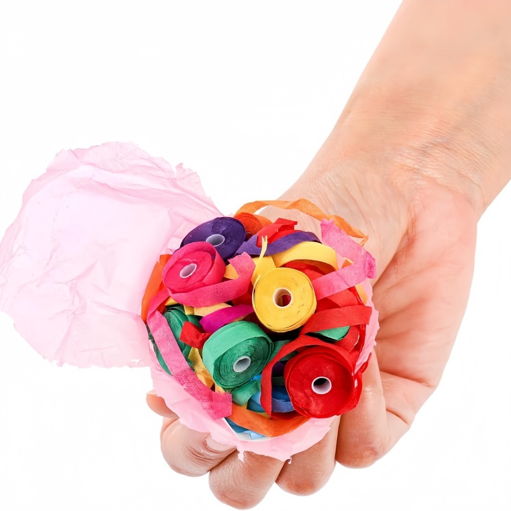 10pcs Hand Throwing Ribbon Pul - огляд і ціна Confetti Cannon Tube