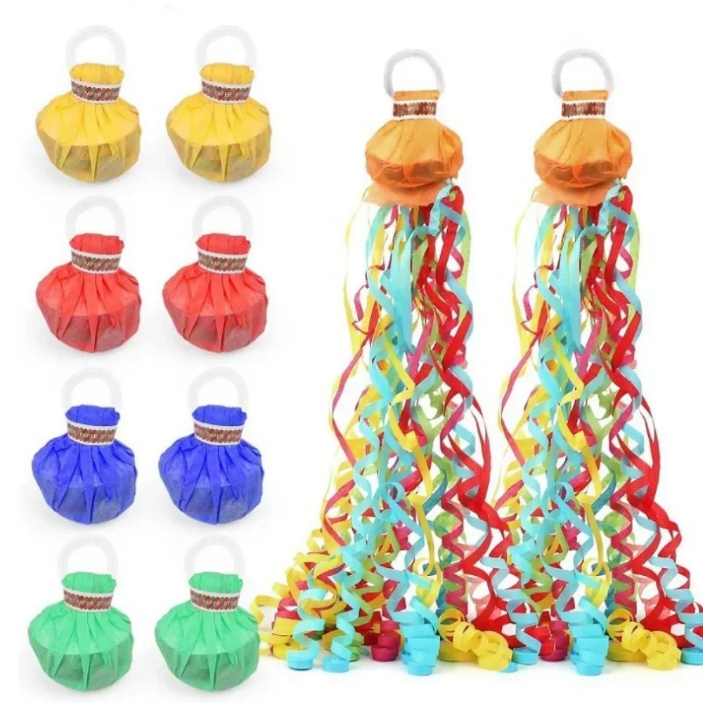 10pcs Hand Throwing Ribbon Pul - огляд і ціна Confetti Cannon Tube