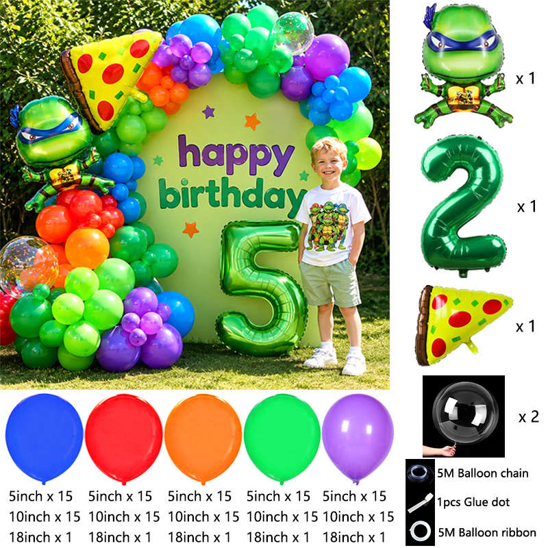 Kids Party Ninja Turtles Ballo - огляд і ціна Balloon Arch Kit