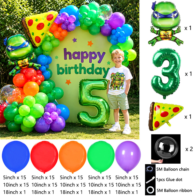Kids Party Ninja Turtles Ballo - огляд і ціна Balloon Arch Kit