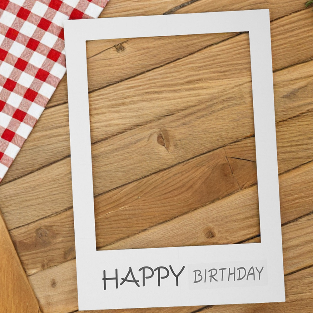 3Pcs Happy Birthday Photo Fram - огляд і ціна Photo Booth Frame