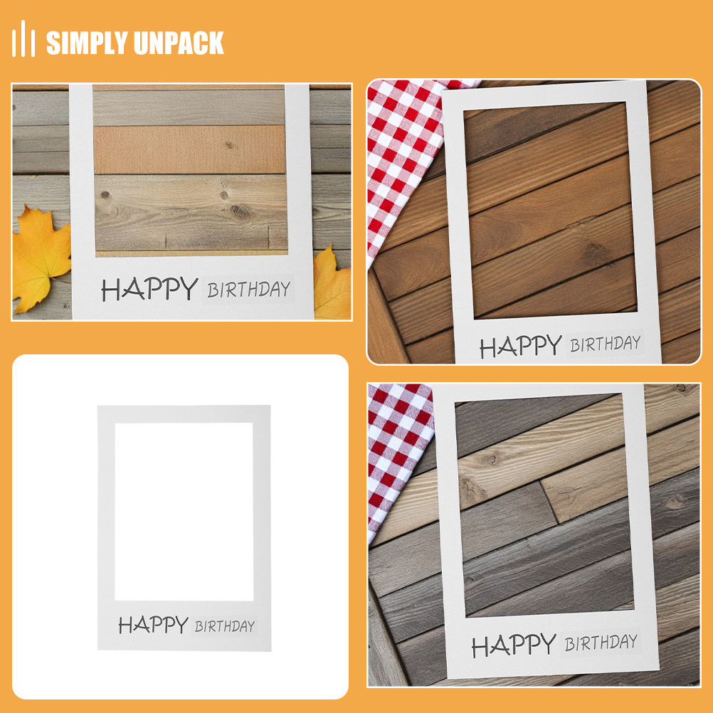 3Pcs Happy Birthday Photo Fram - огляд і ціна Photo Booth Frame