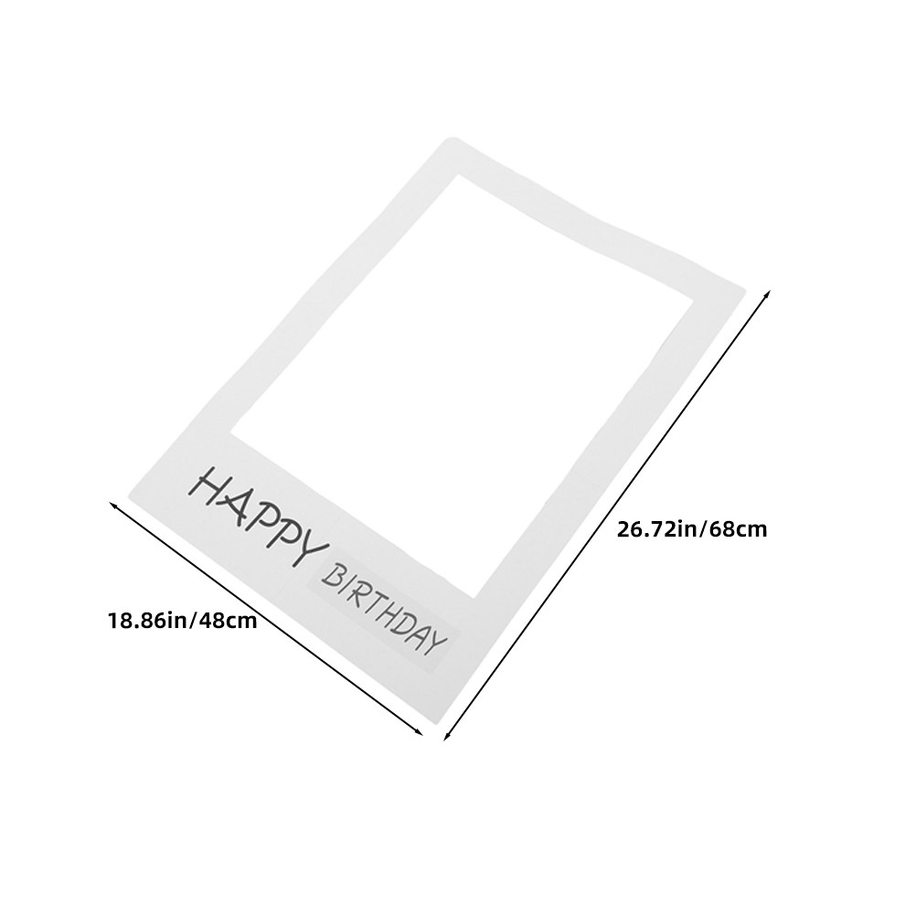 3Pcs Happy Birthday Photo Fram - огляд і ціна Photo Booth Frame