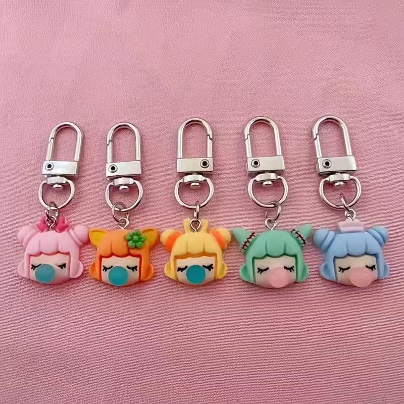 5pcs resin girl keychain, suit - огляд і ціна Event Party