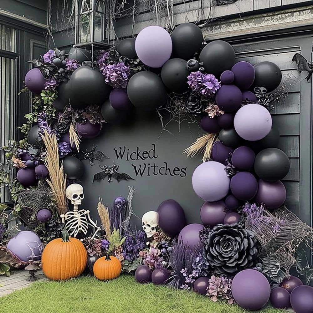 Black Purple Balloon Arch Kit  - огляд і ціна Balloon Arch Kit