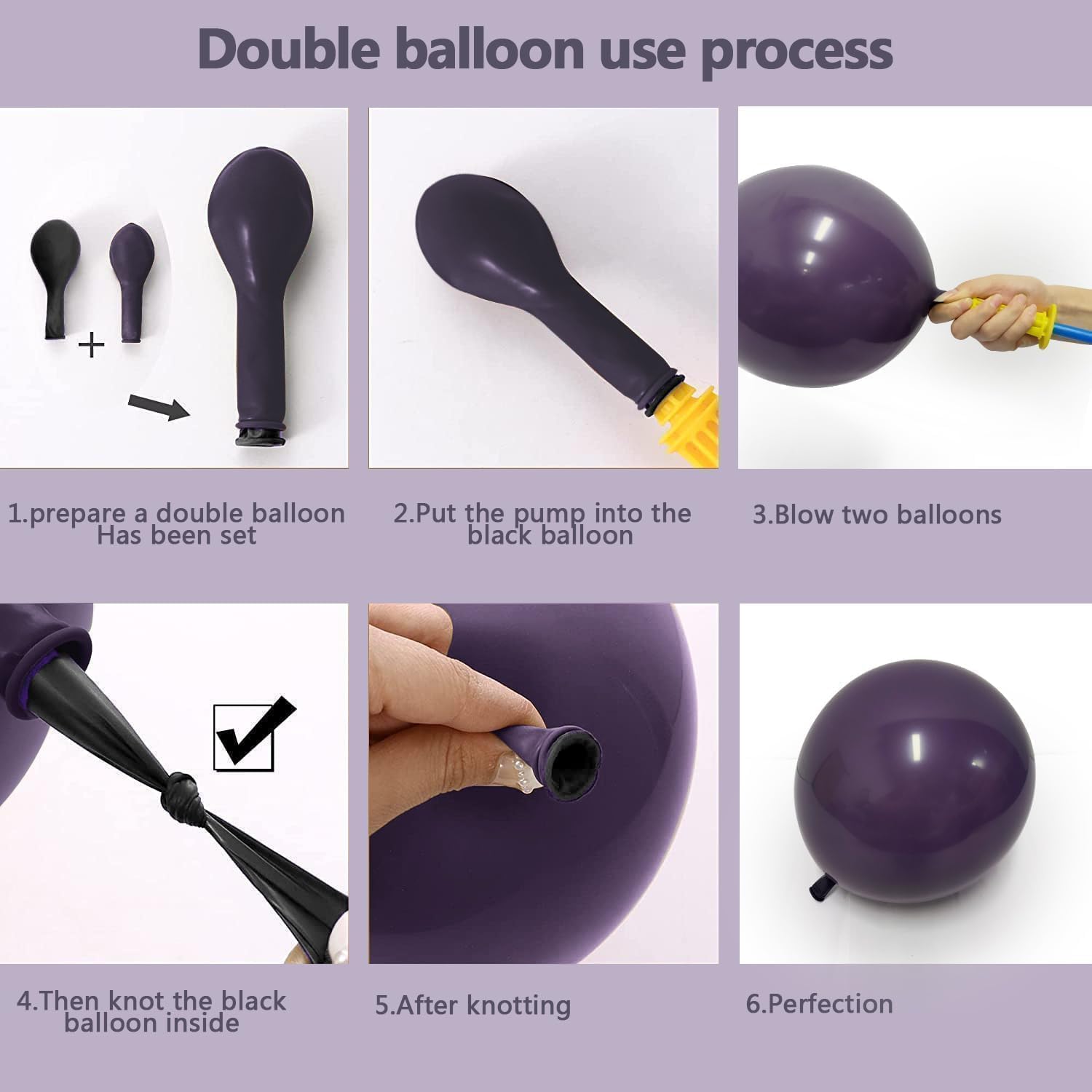 Black Purple Balloon Arch Kit  - огляд і ціна Balloon Arch Kit